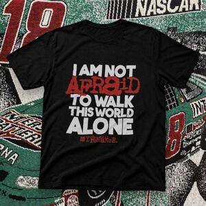I Am Not Afraid Graphic Tee Black Unisex